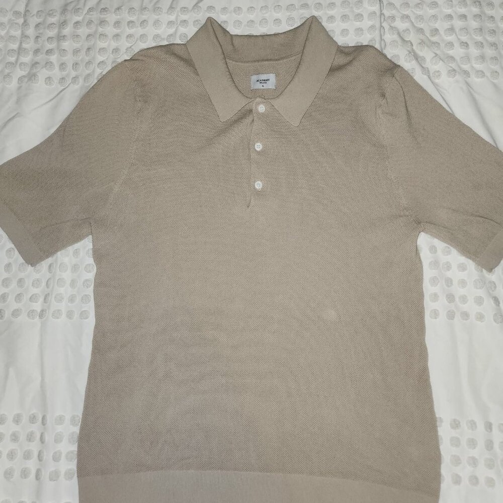 Academy Brand Riley Knit Polo, Mens XL, 100% Cotton, Retail $71